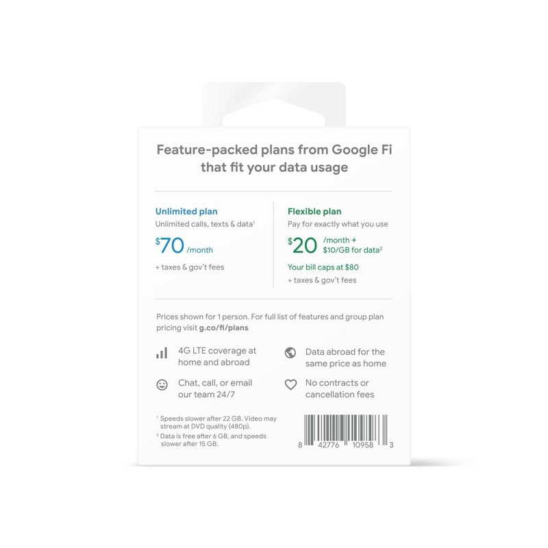 Google Fi SIM Card Kit