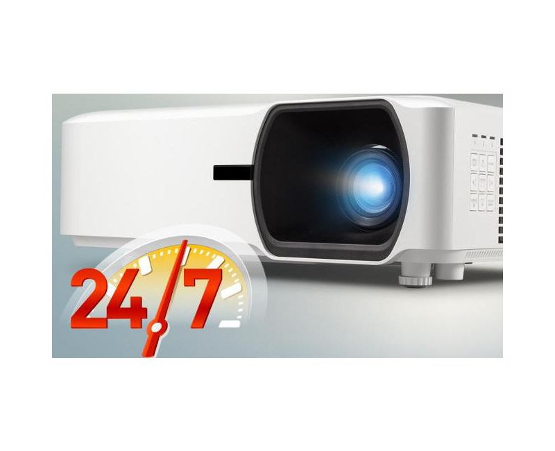 Viewsonic LS750WU 3D Ready DLP Projector - 16:10 - 1920 x 1200 - Front, Ceiling - 20000 Hour Normal ModeWUXGA - 300,000:1 - 5000 lm - HDMI - USB