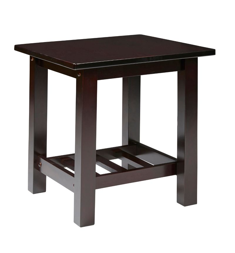 Set of 2 Bedford Grove Wood End Table, - Espresso Brown - Handy Living