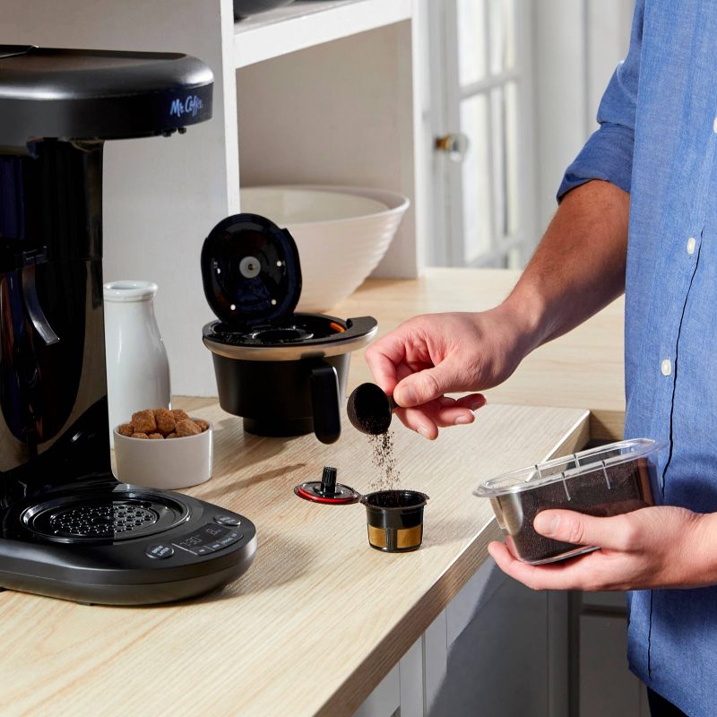 Mr. Coffee Pod + 10-Cup Space-Saving Combo Brewer