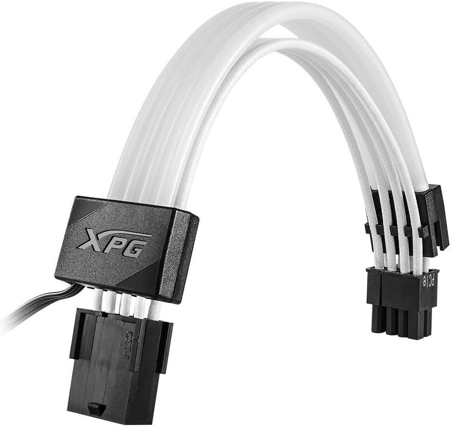 XPG Prime ARGB 8 PIN (6+2) Addressable RGB VGA Extension Cable (ARGBEXCABLE-VGA-BKCWW)