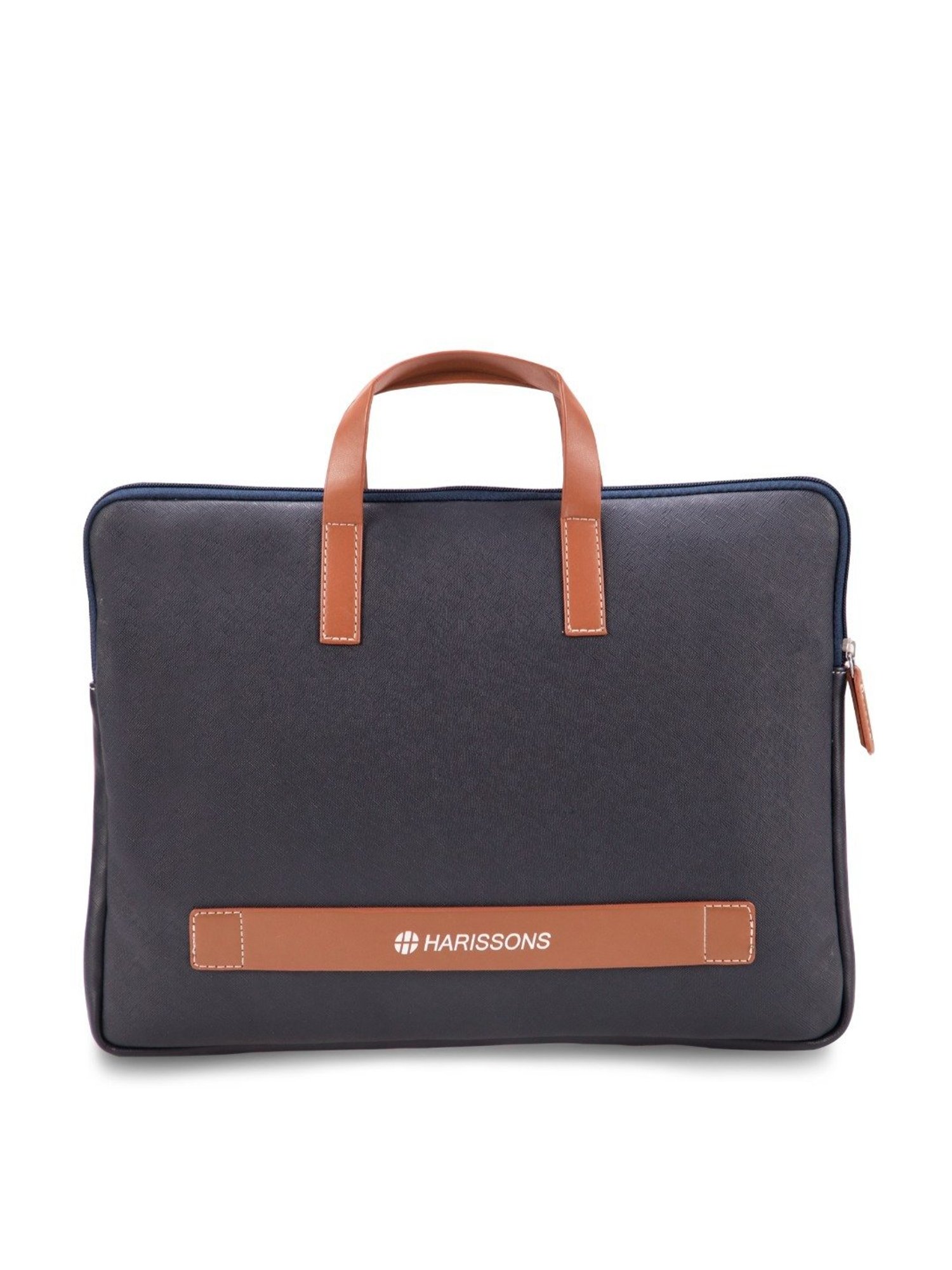 Harissons 15.6 inch Navy Blue Textured Small Laptop Sleeve