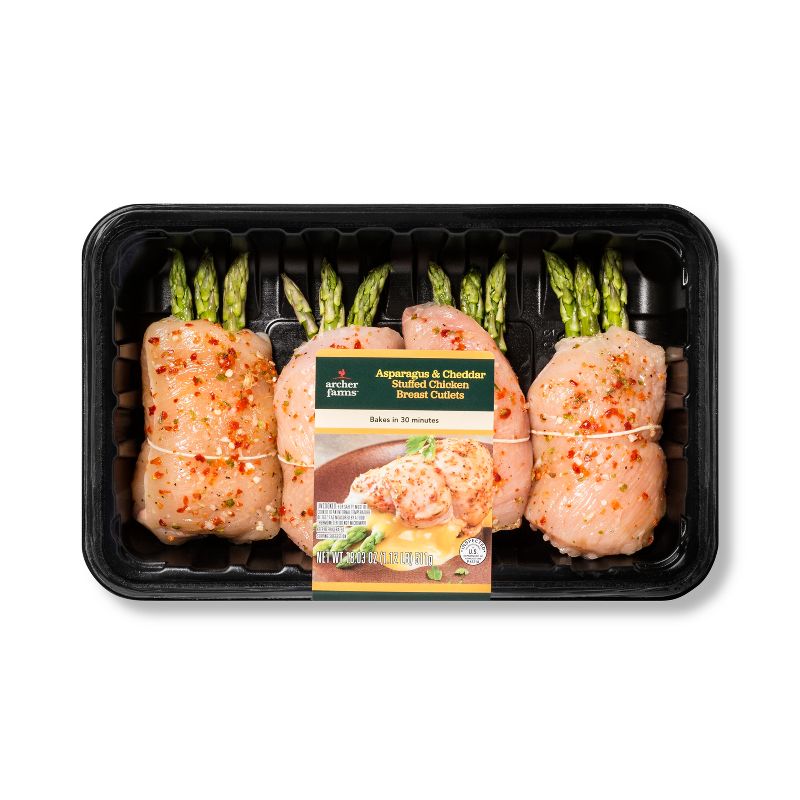 Asparagus & Cheddar Stuffed Chicken Breasts - 18.03oz - Archer Farms™