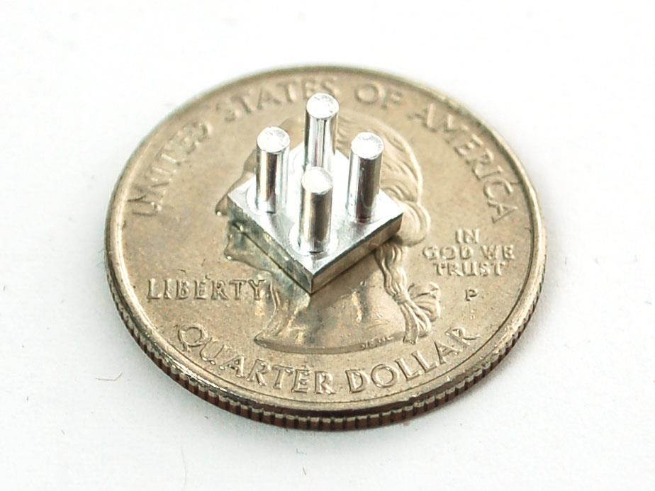 Aluminum SMT Heat Sink - 0.27"x0.27" square