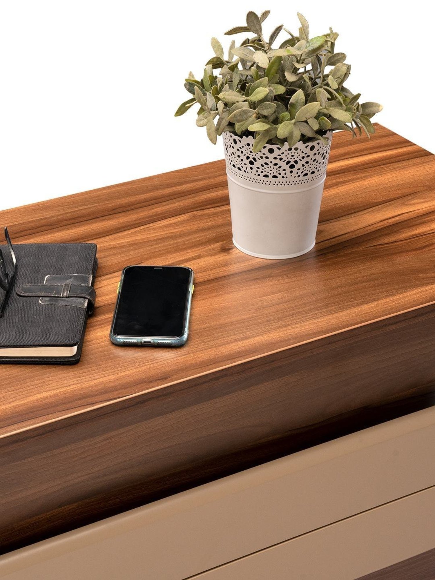 Durian Cecilia Brown Engineered Wood Chest Of Drawers