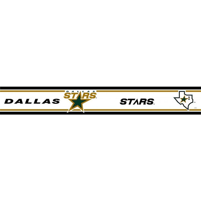 NHL Prepasted Hockey Wall Border Roll - Dallas Stars..