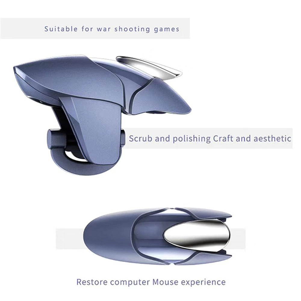 Shark Design Gaming Joystick for PUBG Mobile Gamepad L1R1 Mobile Phone Game Shooter PUBG Controller Trigger Fire Button Handle