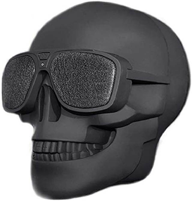 Mingyuan Bluetooth Speaker with Skull Head Shape Portable Wireless Speaker for Desktop PC/Laptop Notebook/Mobile Phone/MP3/MP4 Player(Cable Charger Gift)