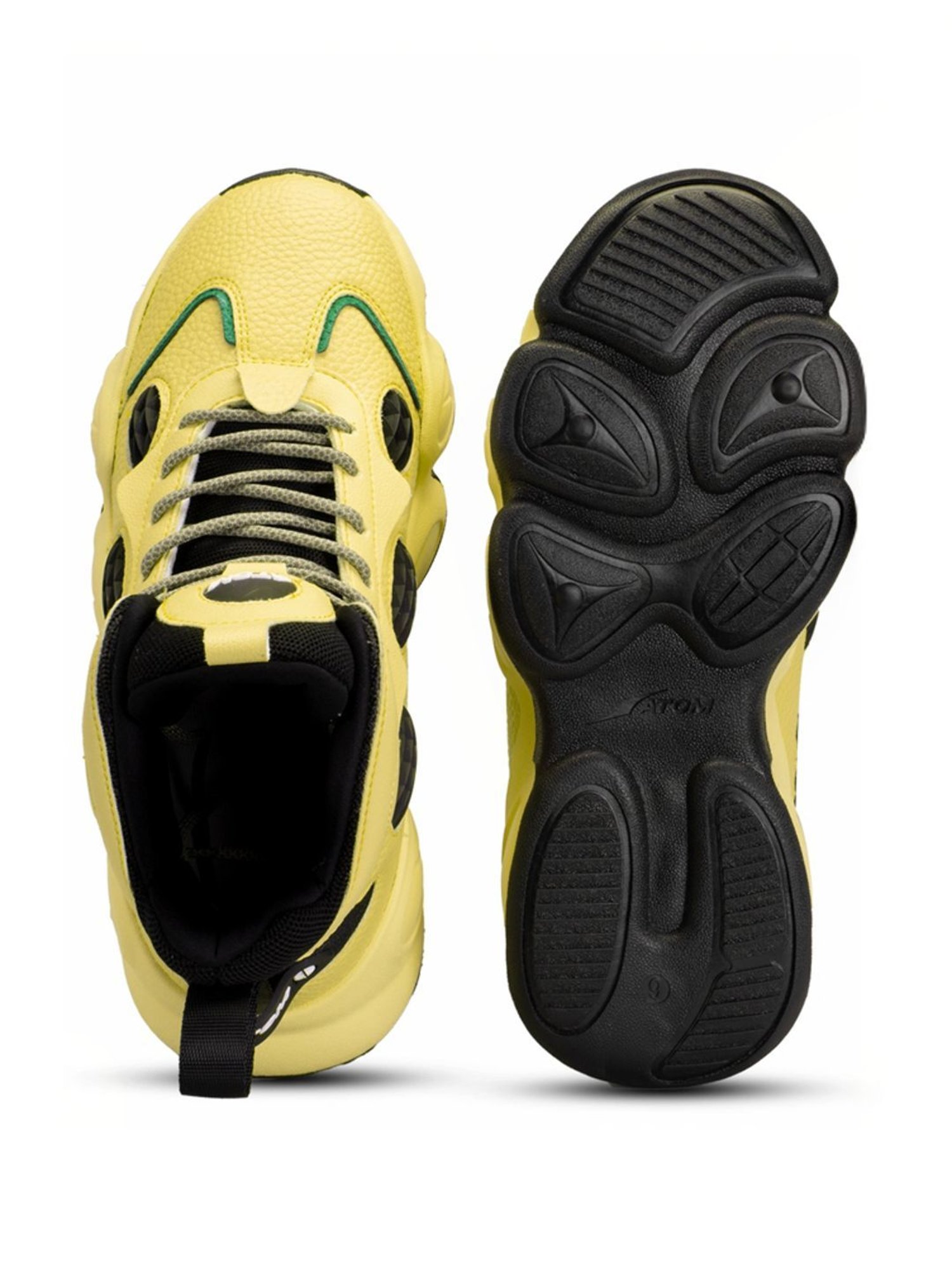 Atom Men's Supernova Yellow Running Shoes
