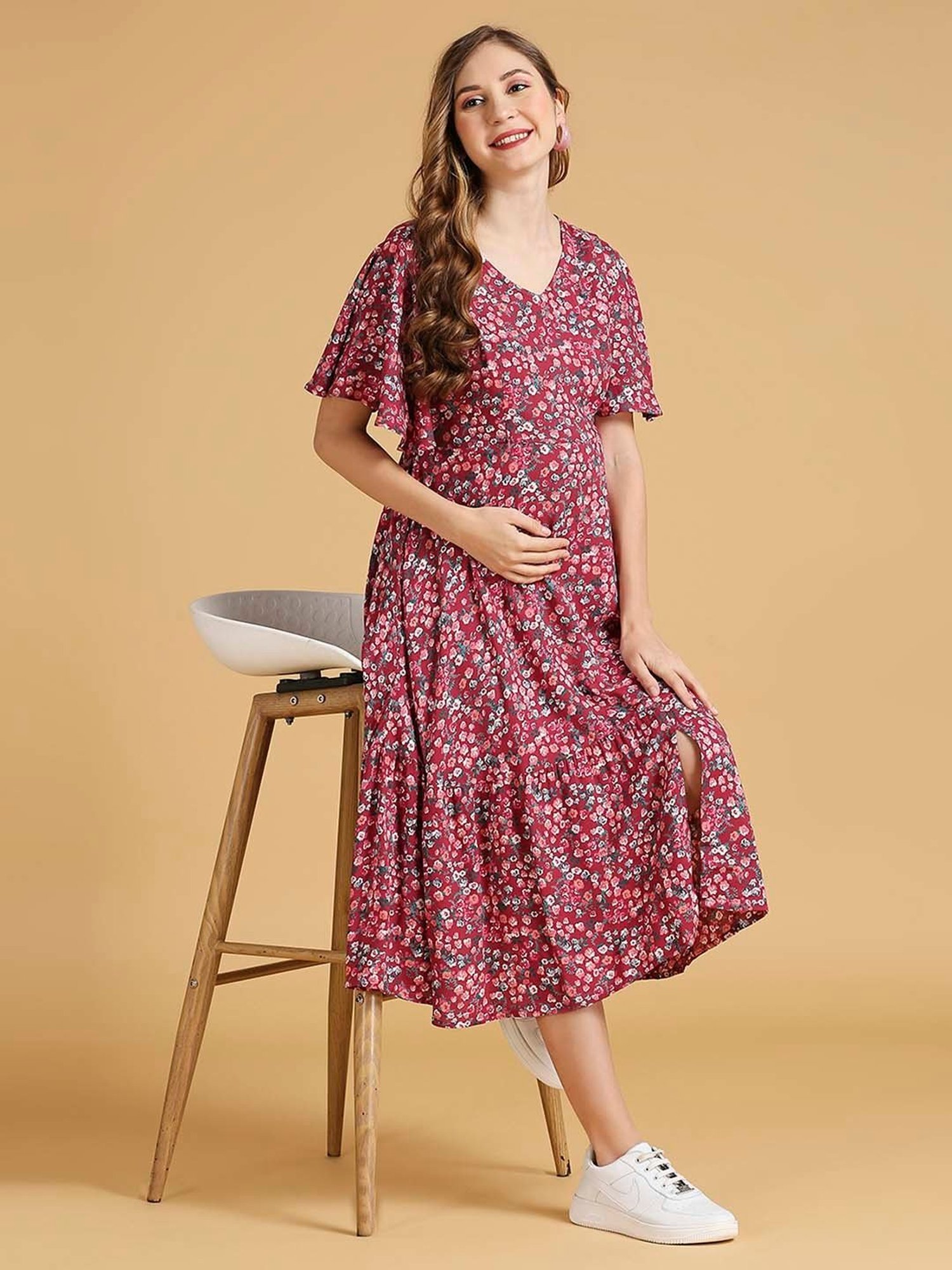 KOI SLEEPWEAR White Maternity Leggings