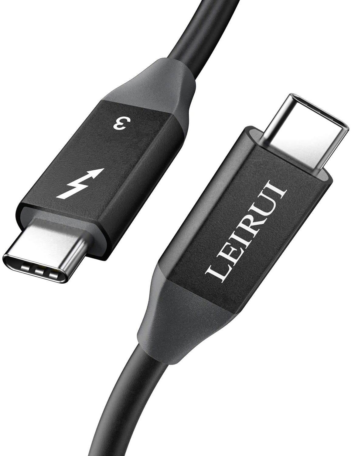 FVH Thunderbolt 2 Port Male to Male Video Data Cable for MacBook & SSD & Displays TB-004-WH