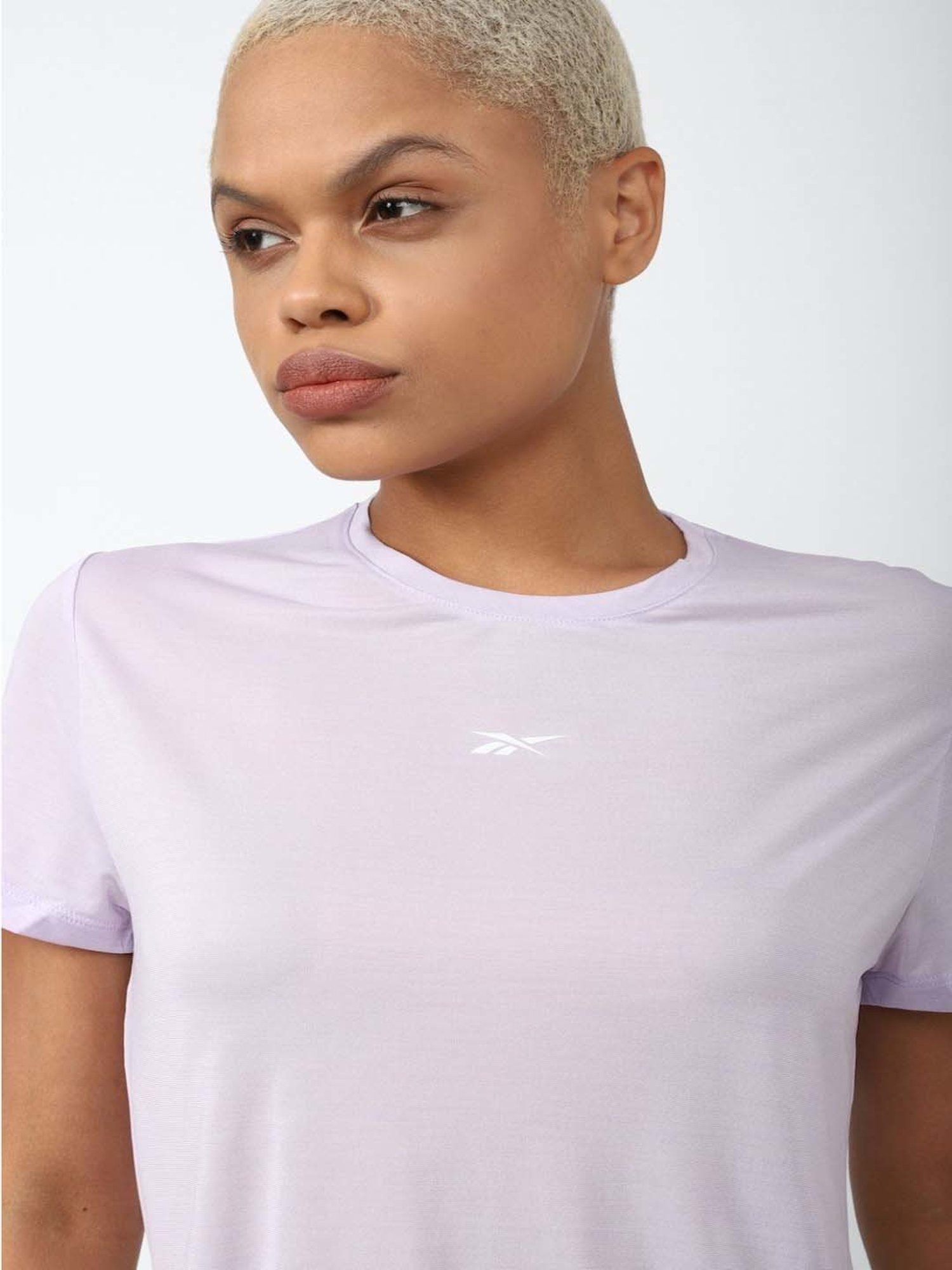 Reebok Lilac Regular Fit T-Shirt