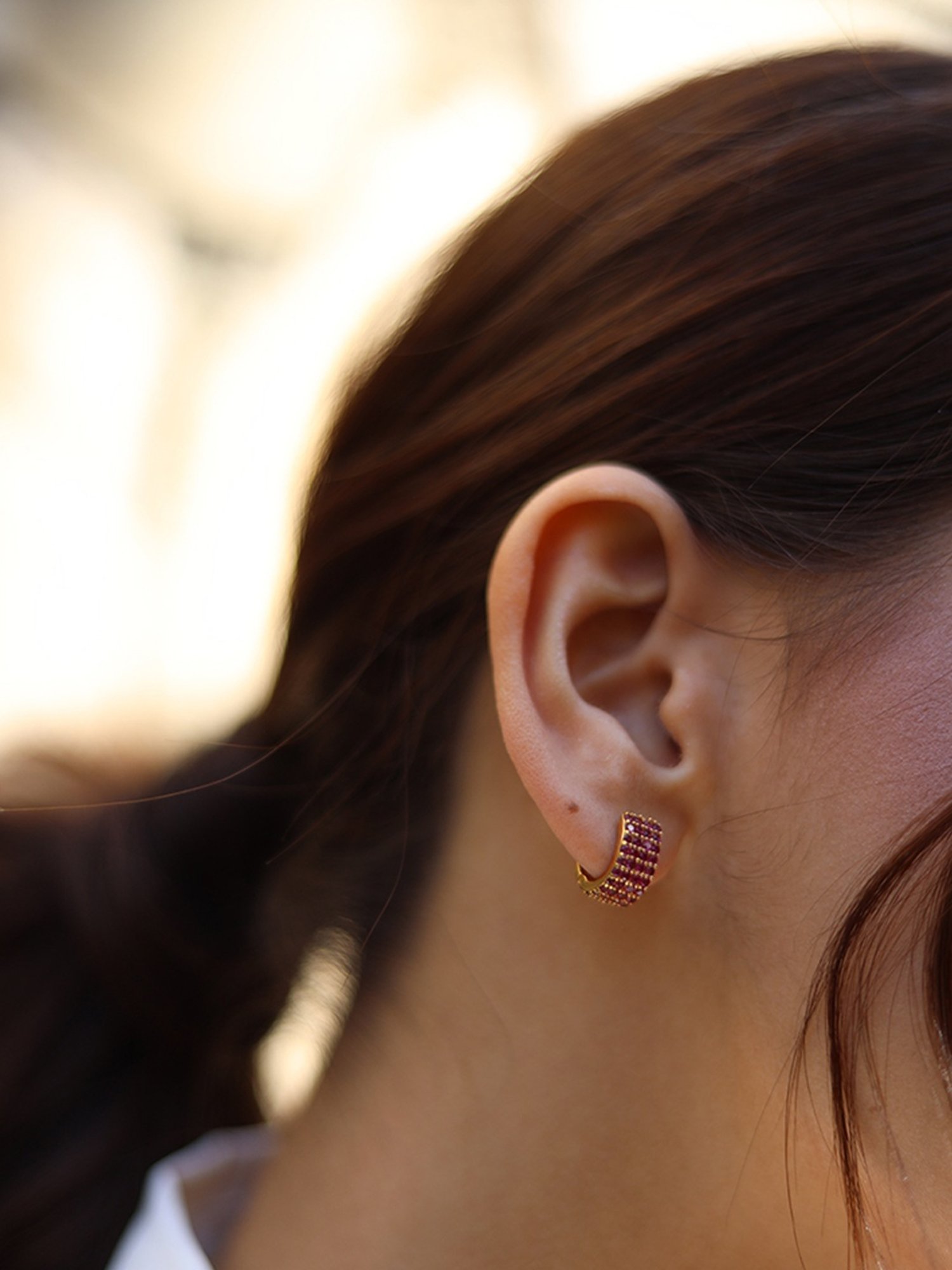 Perfectly Average Pink Studded Huggies for Women & Girls