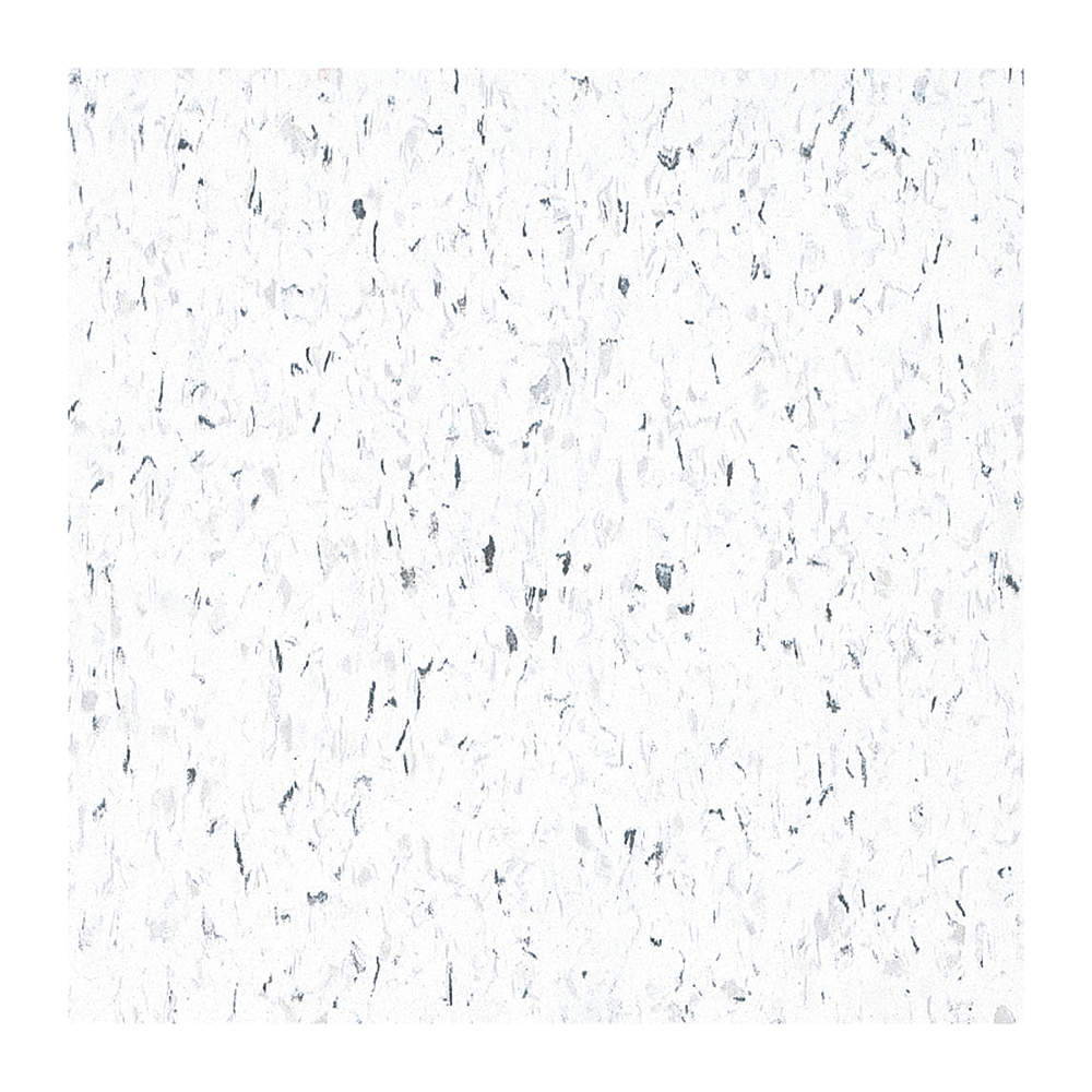 ARMSTRONG FP51911031 Vinyl Composition Tile,45sq.ft,Whte