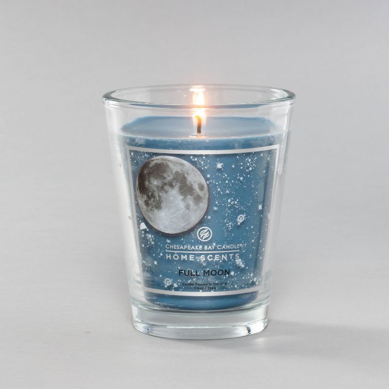 11.5oz Glass Jar Candle Full Moon - Home Scents by Chesapeake Bay Candle