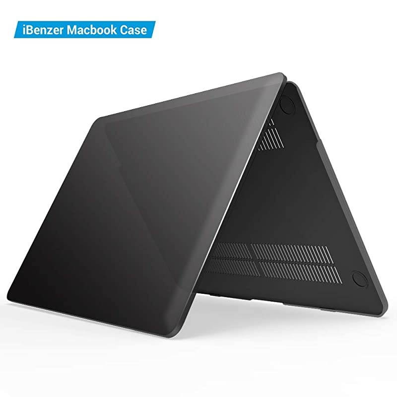 MacBook Pro 15 Inch Case 2019 2018 2017 2016 A1990 A1707 Plastic Hard Shell Case with Keyboard Cover for Apple Mac Pro 15 Touch Bar Black T15BK+1B