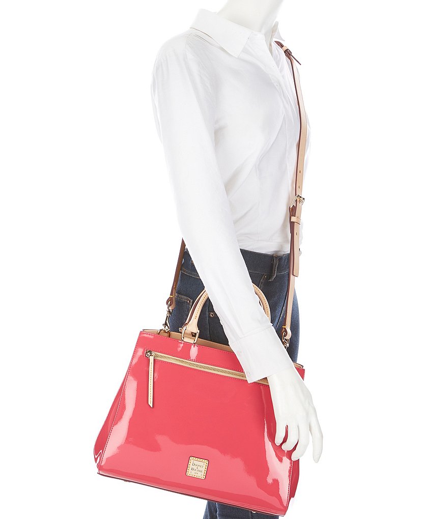 Dooney & Bourke Patent Collection Small Zip Crossbody Bag
