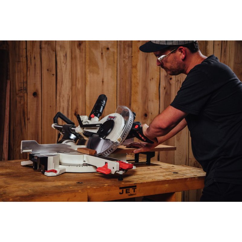 JET 707212 JMS-12X 15 Amp 12 in. Dual Bevel Sliding Compound Miter Saw