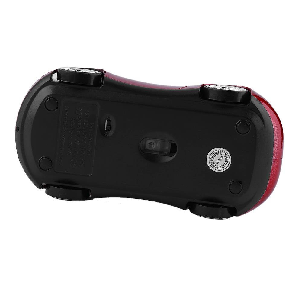 HXSJ Ergonomic Optical Office 2.4G Wireless Gaming Mouse Mice Adjustable 2400 DPI with 6 Buttons for Laptop PC Notebook Computer