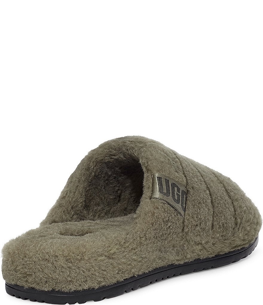 UGG&reg; Men's Scuff Logo Suede Slippers