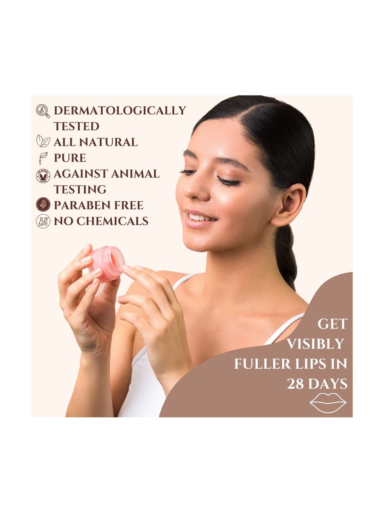 ENN Sugar Rush Nourishing Lip Scrub with Pomegranate & Vitamin E - 6 gm