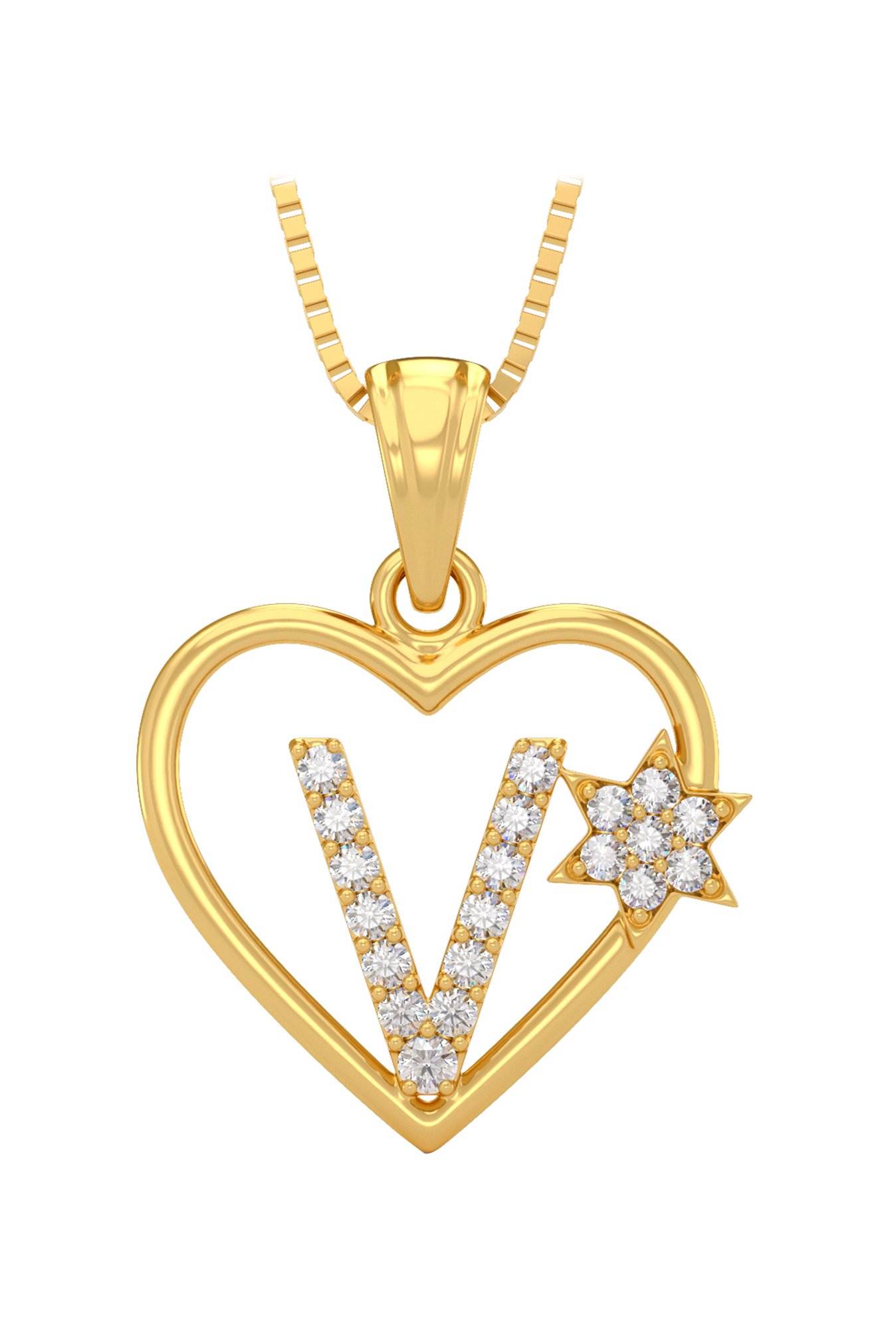 Joyalukkas V 22 kt Gold Pendant