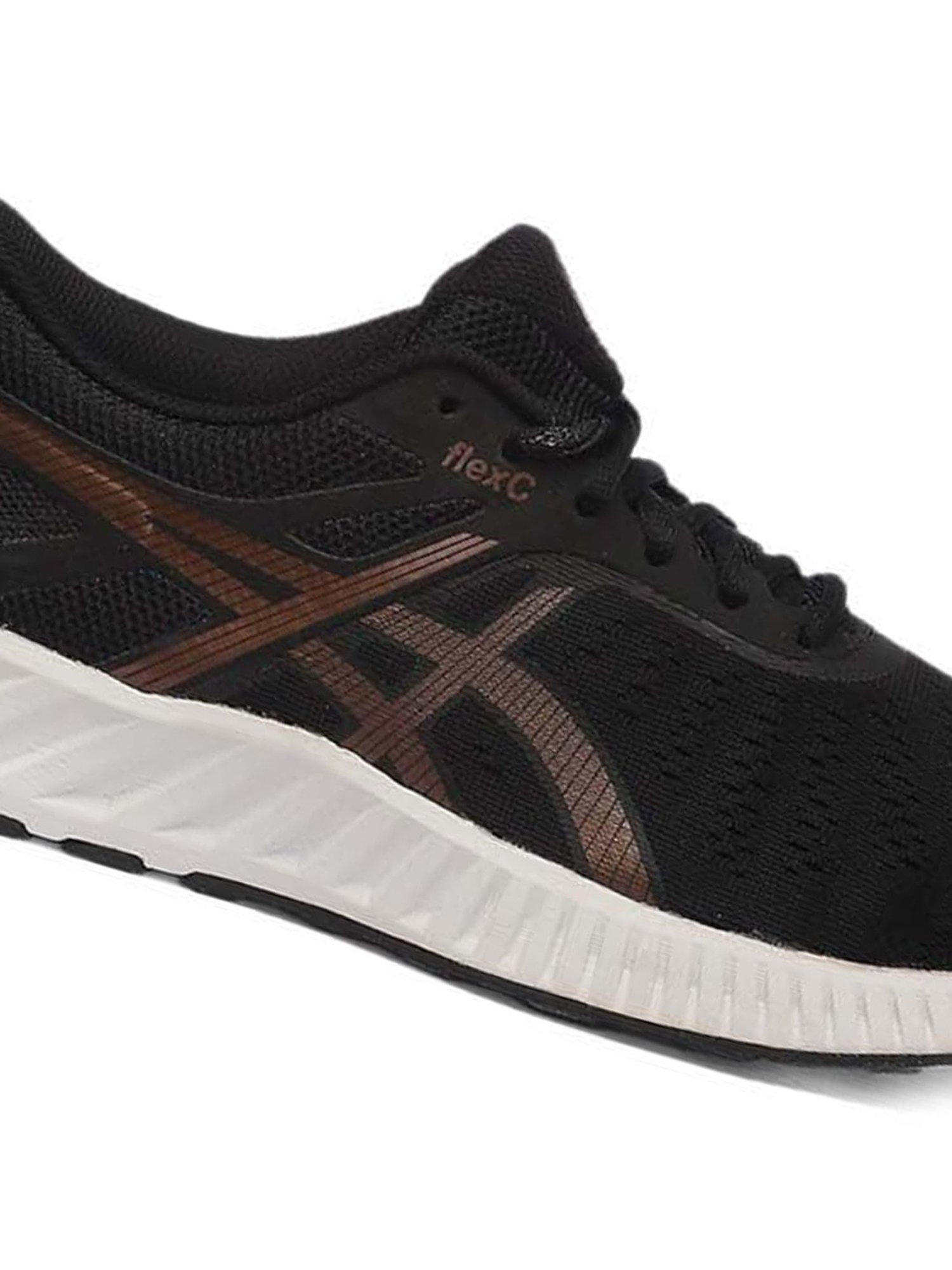 Asics Men's FLEX C Black Casual Sneakers