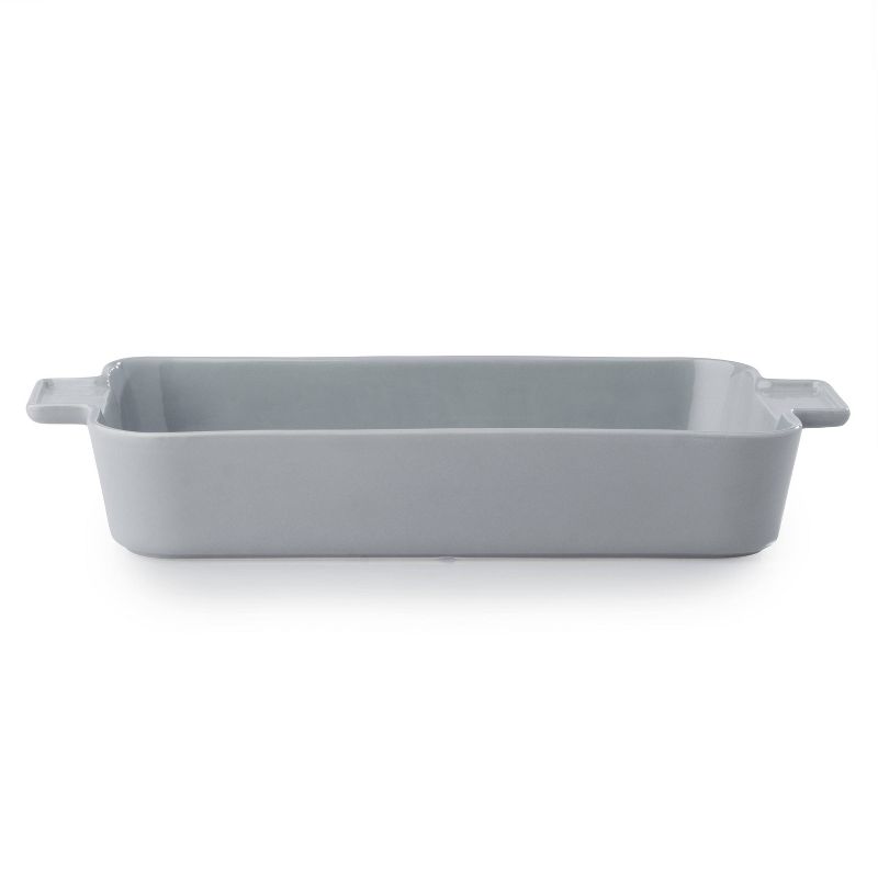CorningWare Modern Stoneware 10"x15" Oblong Ceramic Baking Dish - Ash