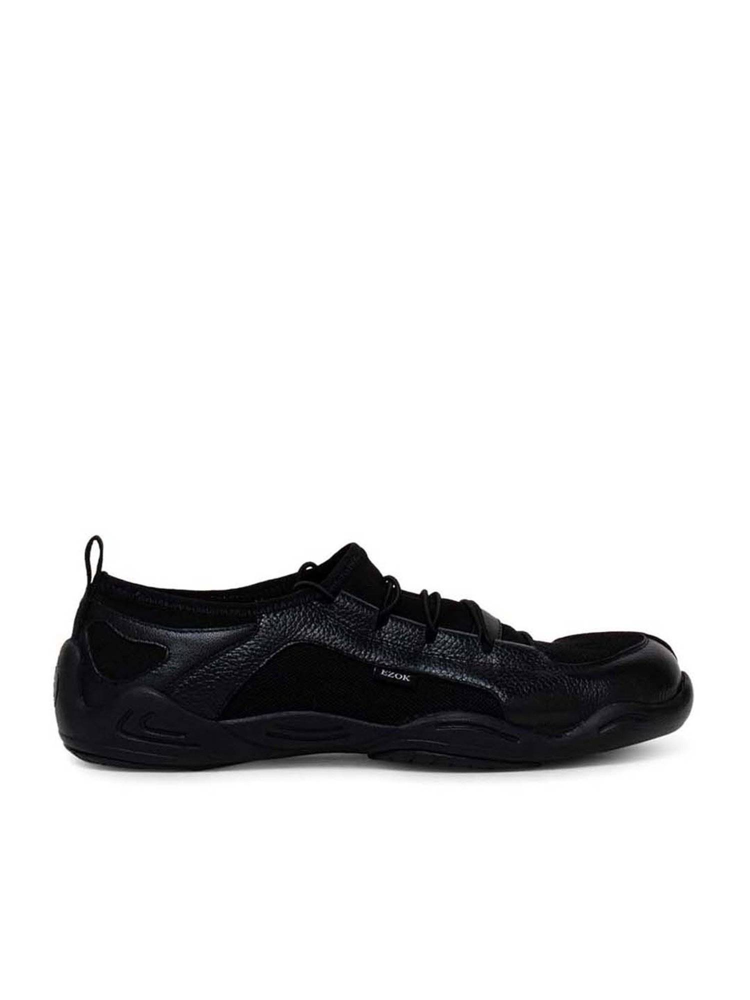 Ezok Men's Black Casual Sneakers