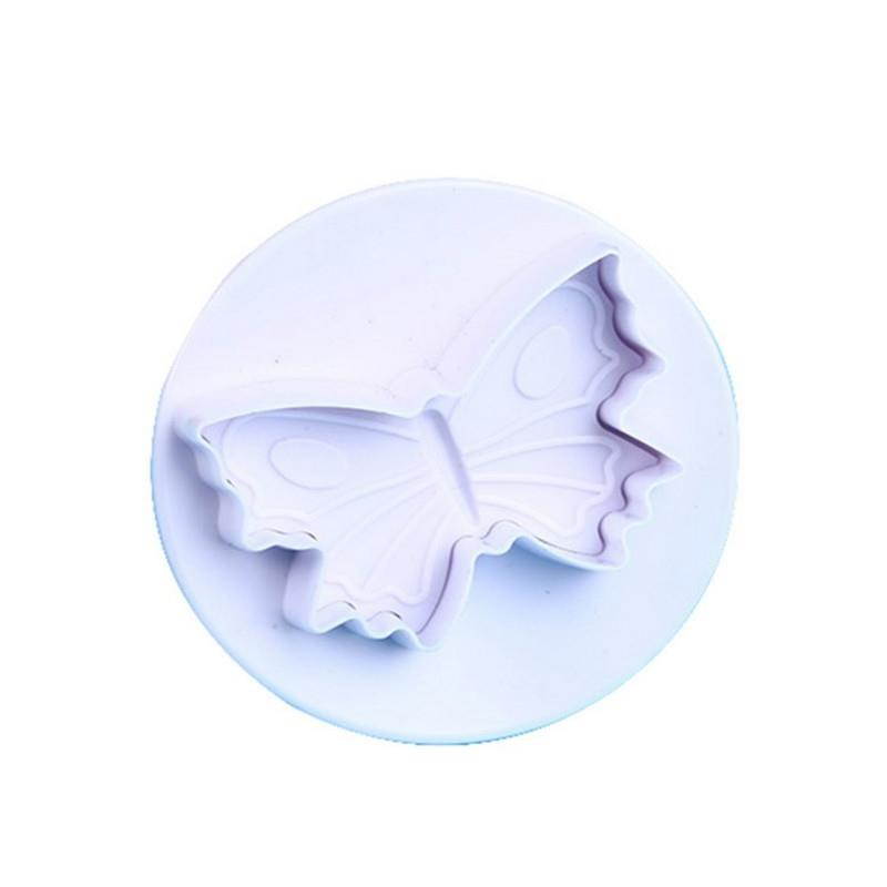 3pcs Biscuit DIY Mold Cute Bowknot Cookie Cutter Tools Cake Plunger Sugar Craft Confectionery Bakeware pastry Tools