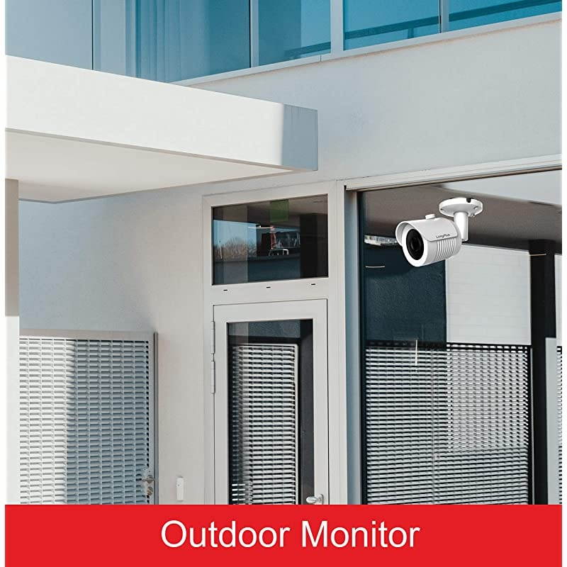 HDTVI 5MP 4in1 CCTV Home Surveillance IP66 Weatherproof IR Cut Bullet Security Camera White LPHDC5MBM