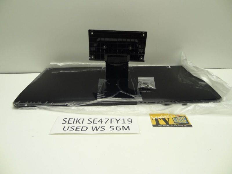 Seiki SE47FY19 Pedestal Stand Great Condition W/ Screws 56M