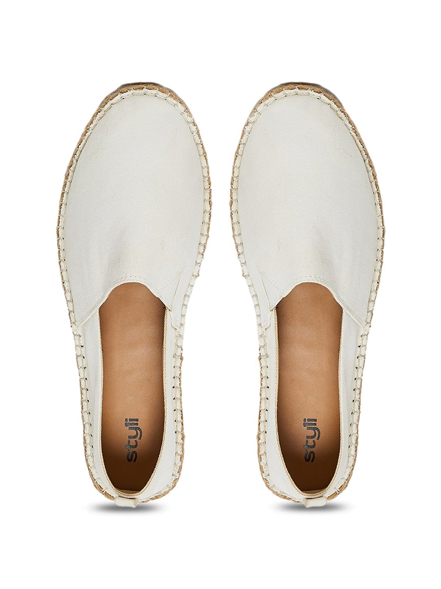 Styli Men's White Plimsolls