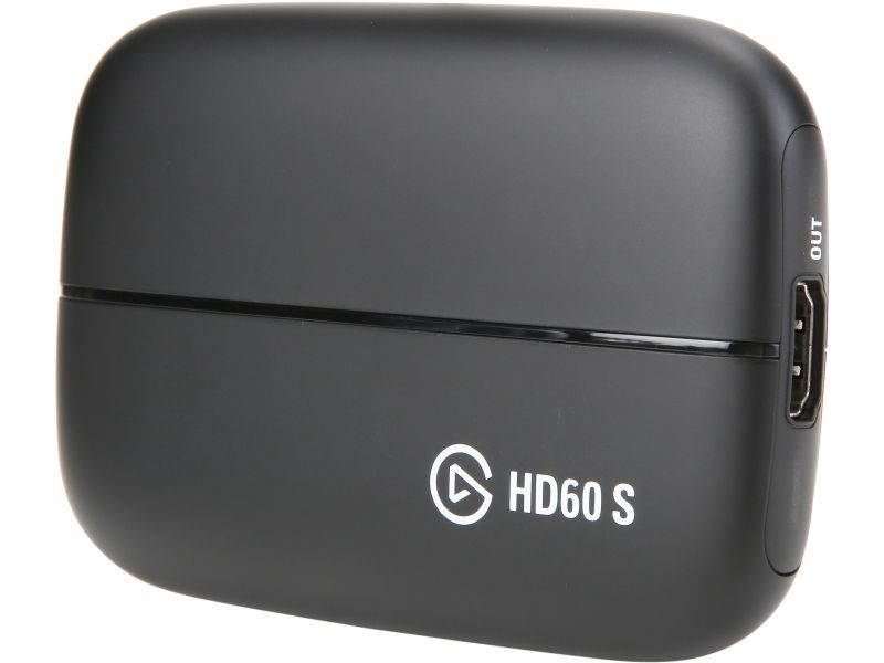 Elgato Game Capture HD60 S - Stream, Record and Share Your Gameplay in 1080p 60 FPS, Superior Low Latency Technology, USB 3.0, For PS4, Xbox One and Nintendo Switch