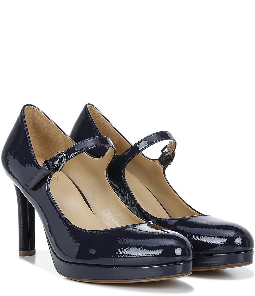 Naturalizer Talissa Mary Jane Patent Leather Platform Pumps