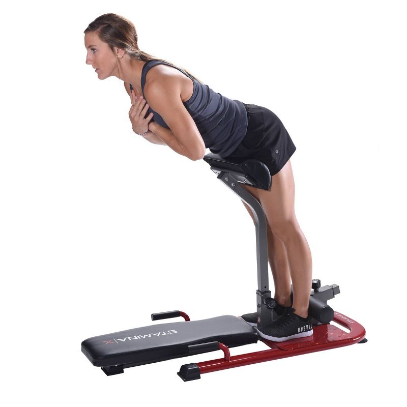 Stamina 4-in-1 Strength Training Station - Red