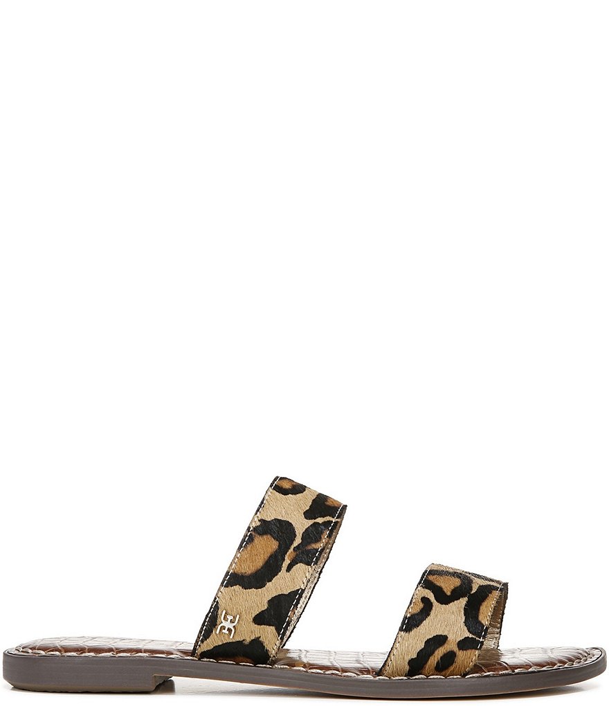 Sam Edelman Gala Leopard Print Haircalf Sandals