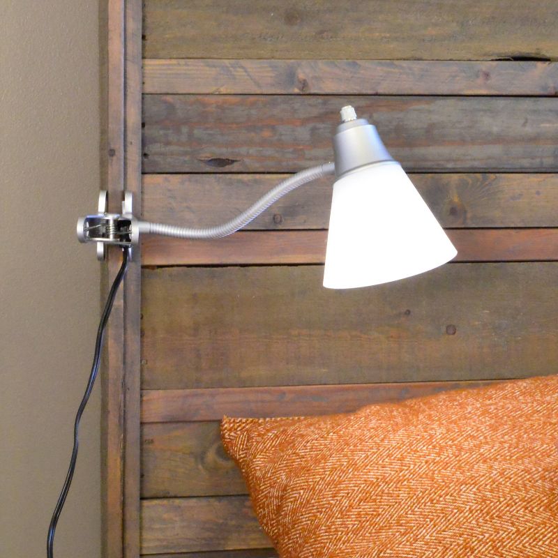 George Gooseneck Clip Lamp Gray - Decor Therapy
