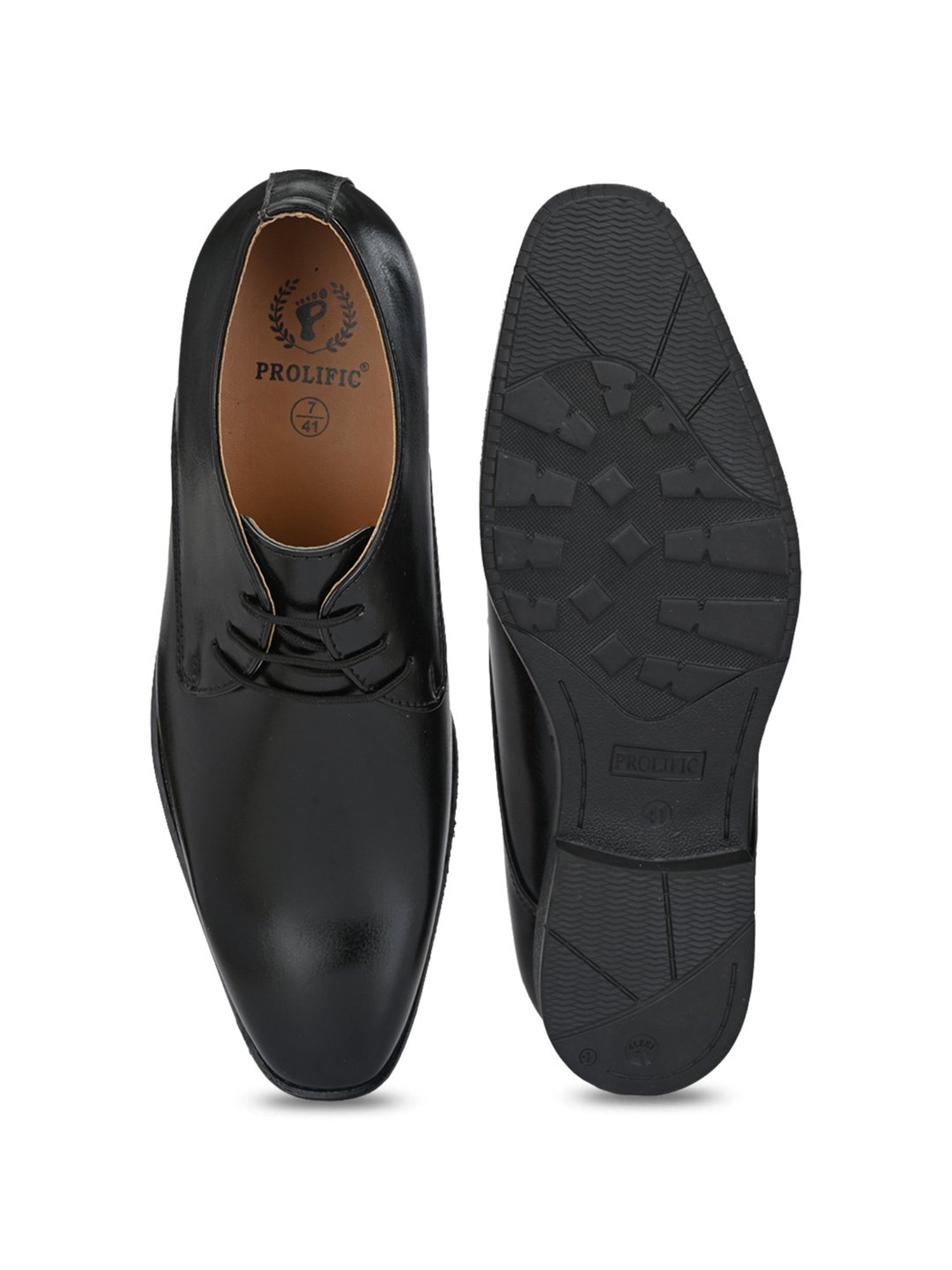 Prolific Black Derby Shoes