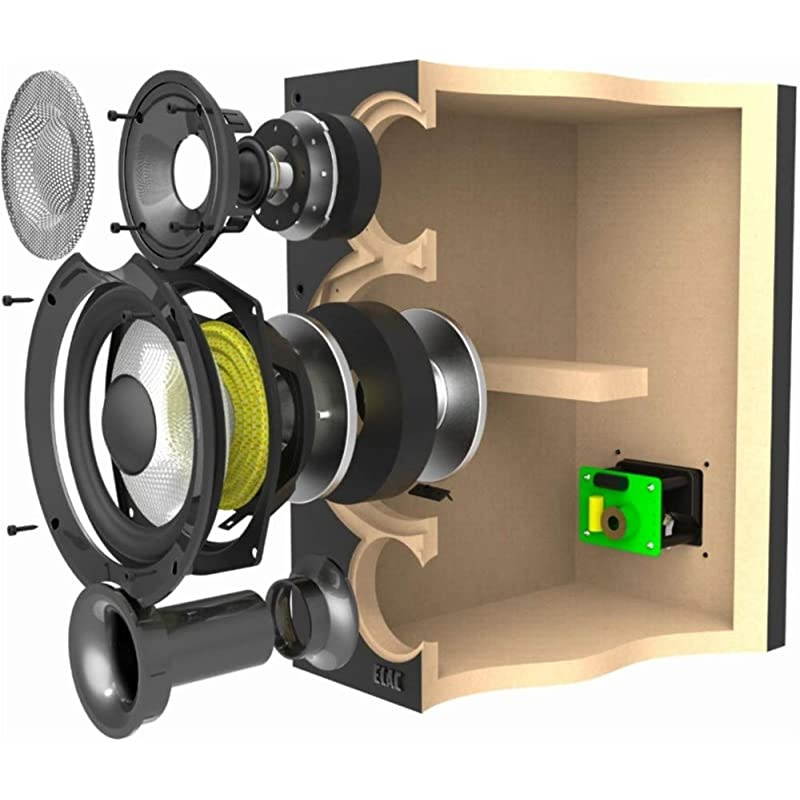 Debut 2.0 B6.2 Bookshelf Speakers, Black (Pair)