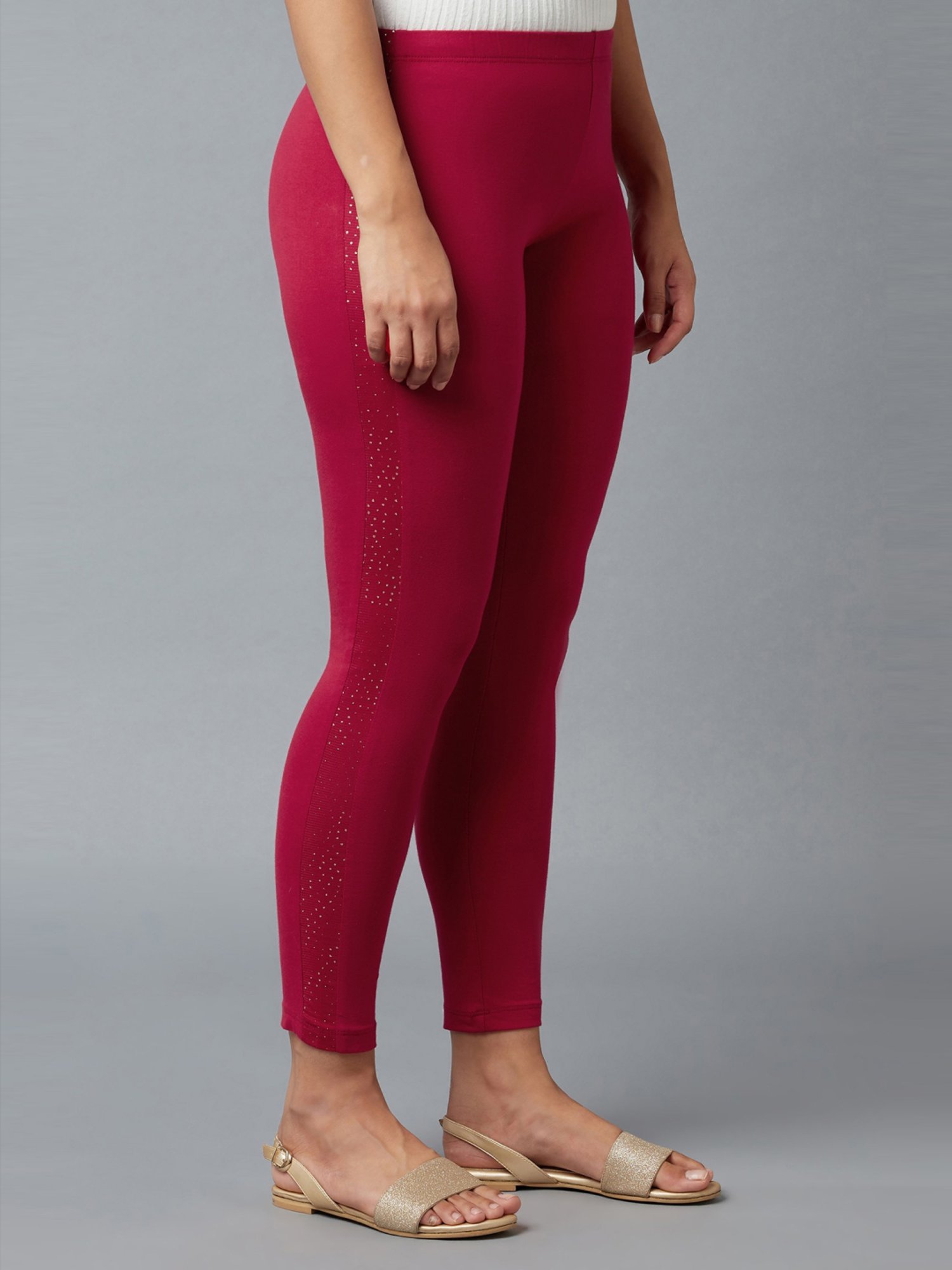 Elleven from Aurelia Purple Cotton Leggings
