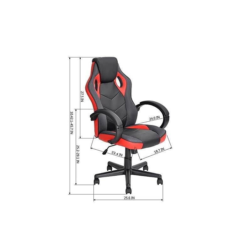 Game Chair Ergonomic Computer Seat Faux Leather Office Racing Desk Chair