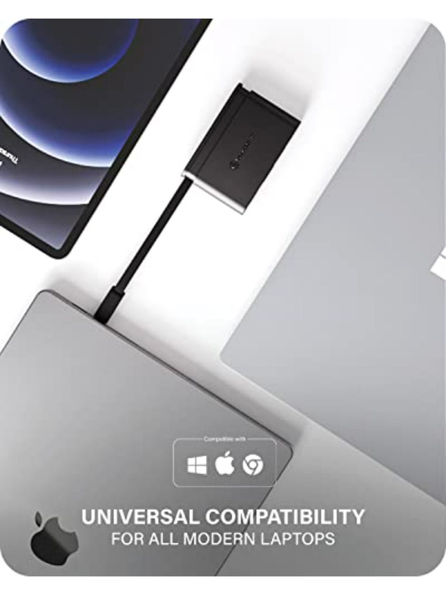 Moerdon MUC-C4C100W 100 Watt Fast Charging Data transfer Cable (Black)