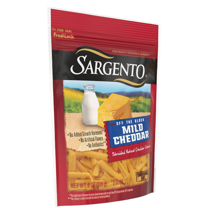 Sargento Natural Mild Cheddar Shredded Cheese - 8oz