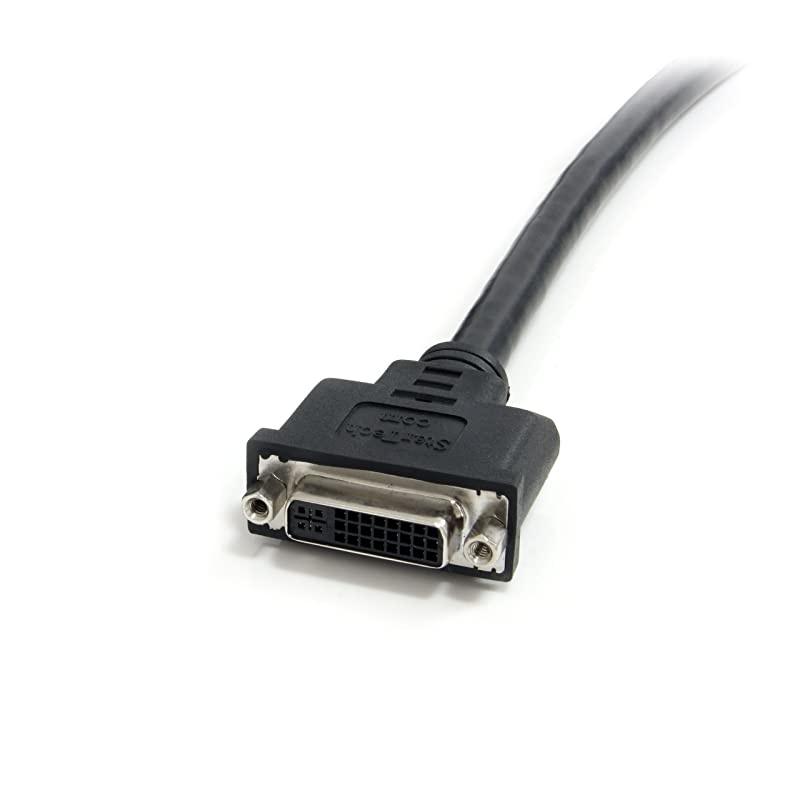 DVII Extension Cable 10 ft Dual Link Digital and Analog Male to Female Cable Computer Monitor Cable DVI Cord DVIIDMF10Black