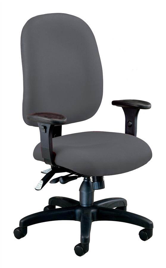 Ergonomic Executive Task Chair w Seat & Back Tilt Feature (Black)