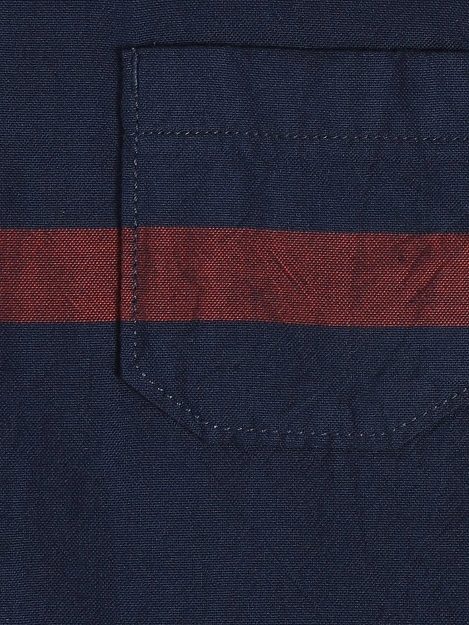 MINIKLUB Boys Blue Cotton Printed Full Sleeves Shirt