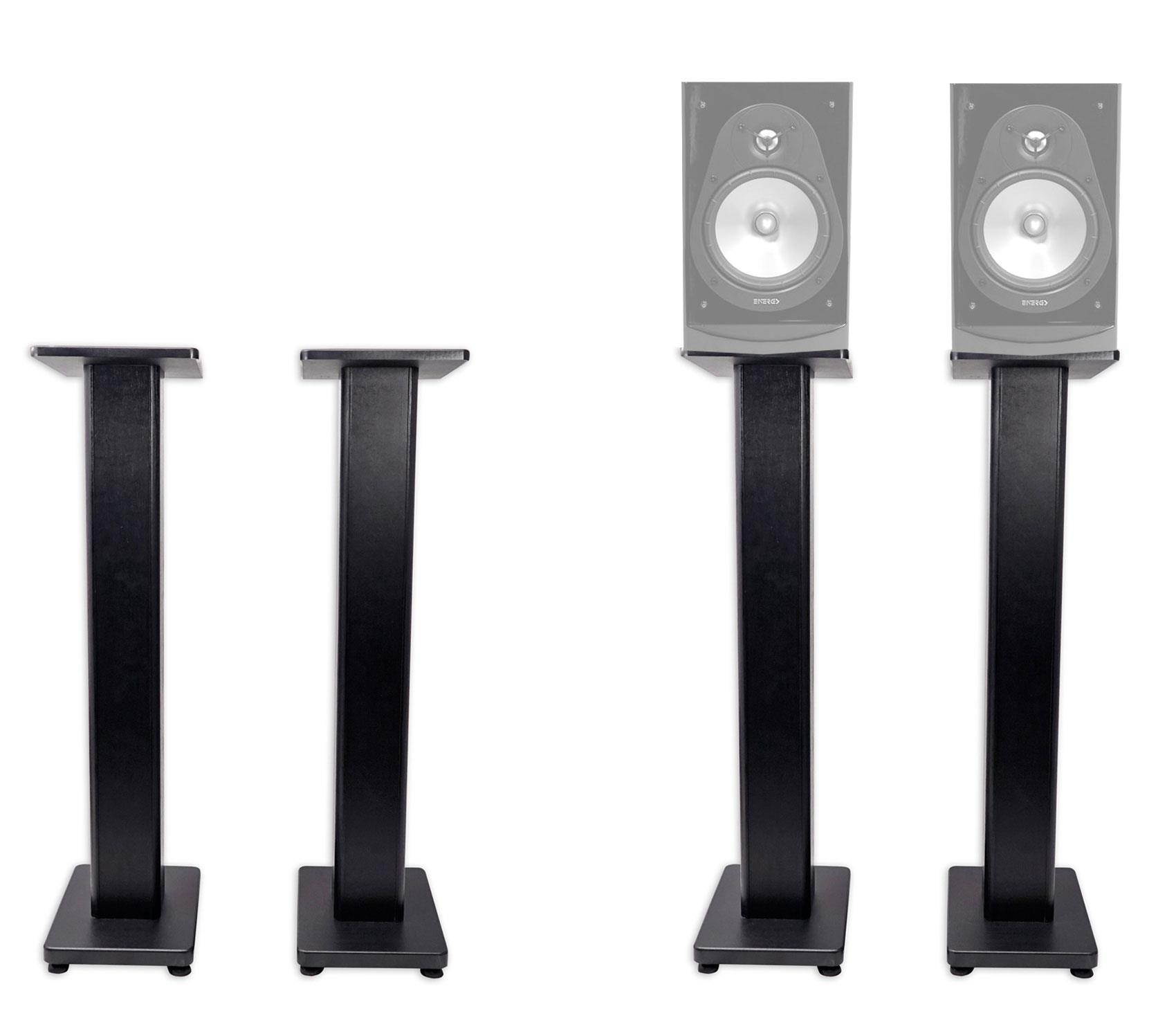 Pair 36" Bookshelf Speaker Stands For Energy CB-20 Bookshelf Speakers