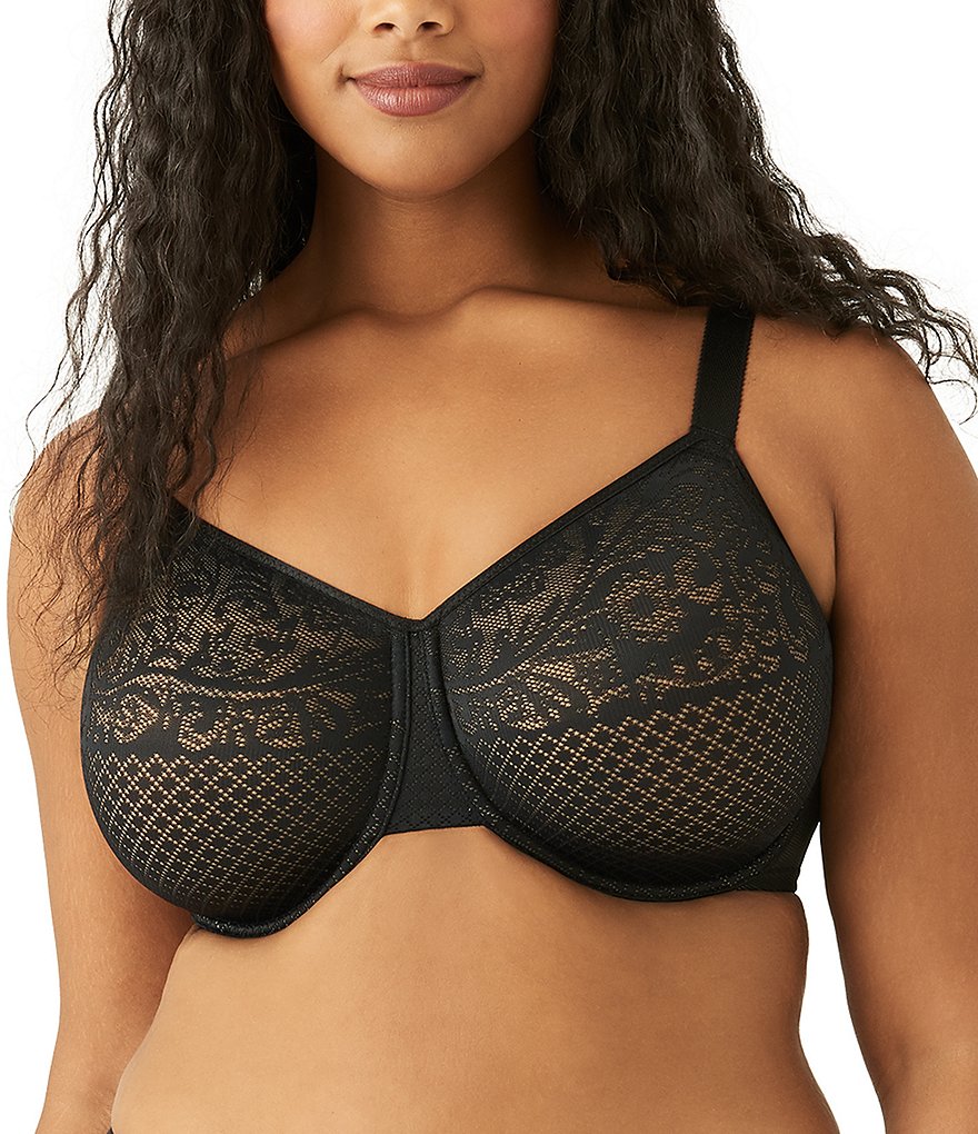 Wacoal Visual Effects Geometric Lace Minimizer Bra