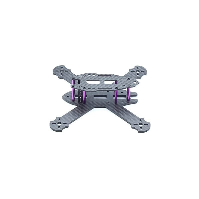 210mm 4mm Thickness X Style Carbon Fiber Quadcopter Frame Kit Mini Quad FPV Quad Quadcopter Like QAVX 210 QAVX 250 Suit for 1806 2204 brushless Motor 5 Props HS117 RunCam Swift